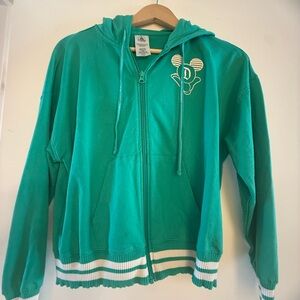 Disneyland Teal Zip-Up Hoodie